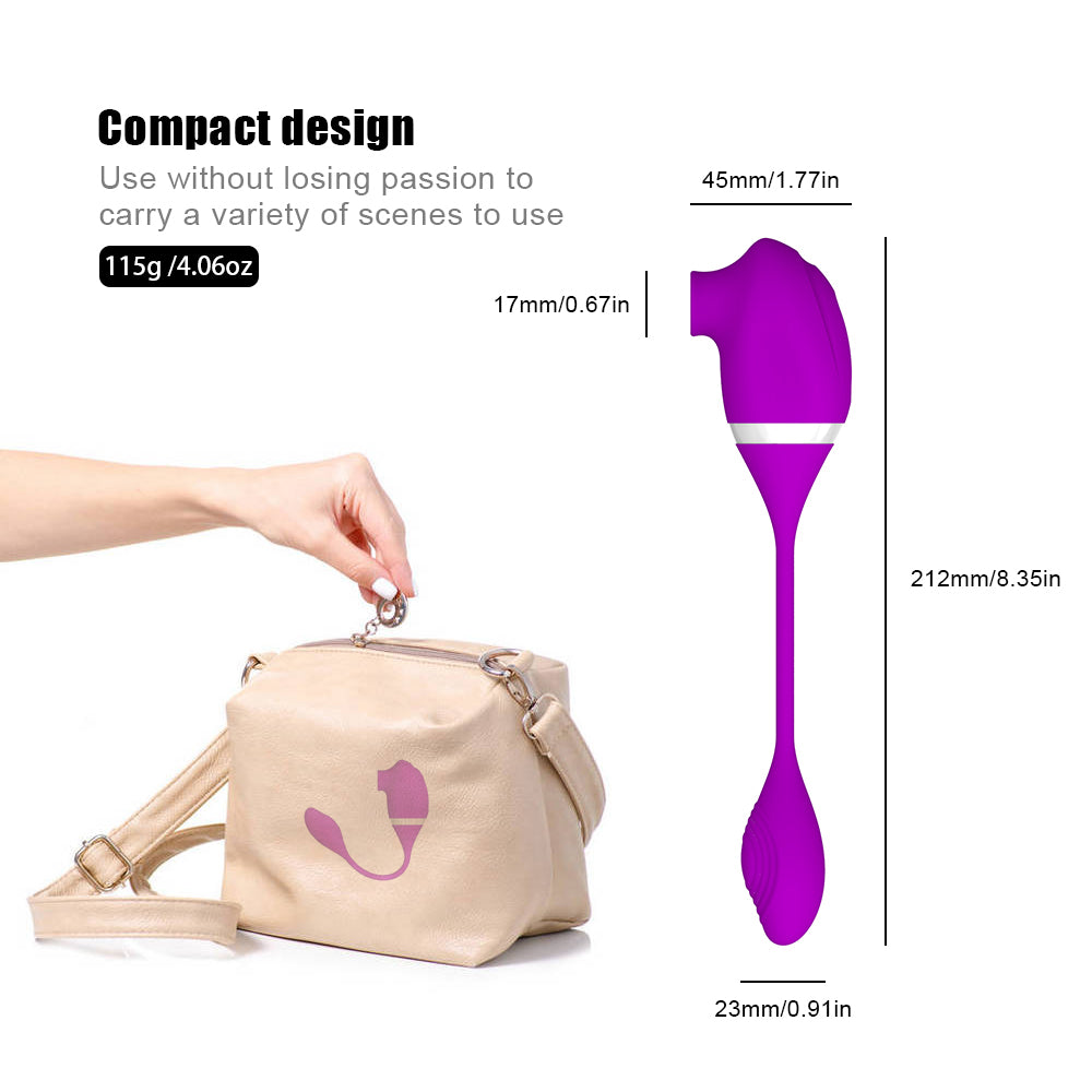 2 in 1 G-spot Stimulate and Clit Suction VibratorG-bliss O-maker Toy - Image 5