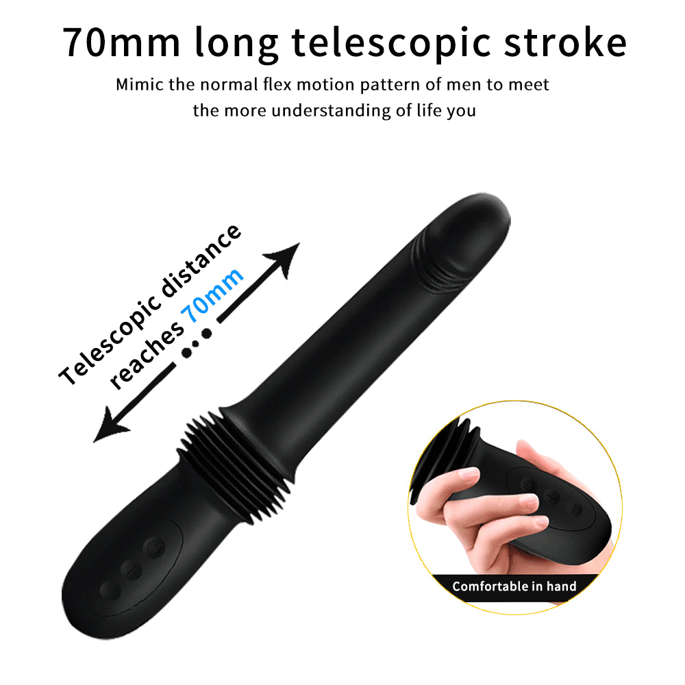 3 Speeds Telescopic  Vagina G-Spot VibratorG-bliss O-maker Toy - Image 4
