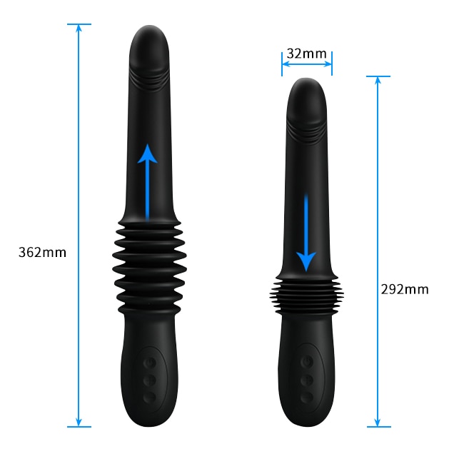 3 Speeds Telescopic  Vagina G-Spot VibratorG-bliss O-maker Toy - Image 5