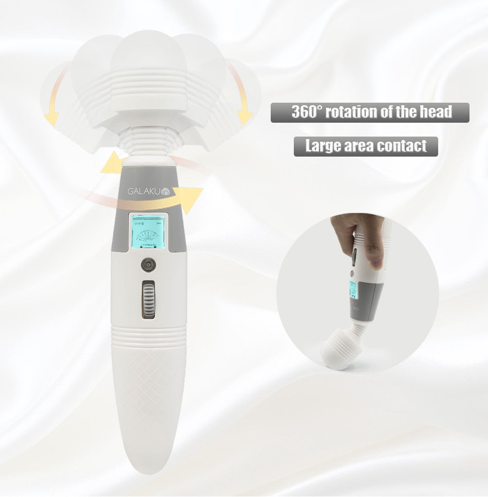 64 Modes Body Massage Powerful Magic Wand Vibrator G-bliss O-maker Toy - Image 5