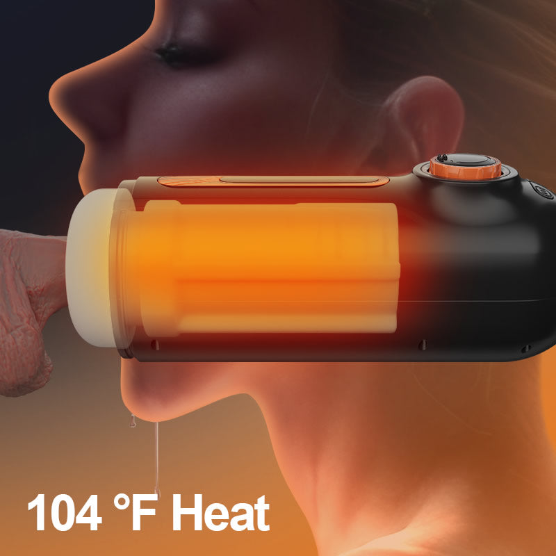 Chris-6 IN 1 10 Vibrating & Thrusting with 4 Sucking Automatic Knob Adjusting Male Masturbator - Image 5