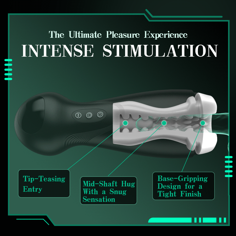 SolaceX - Intense Suction & Vibration Pleasure Male Stroker Masturbator - Image 3