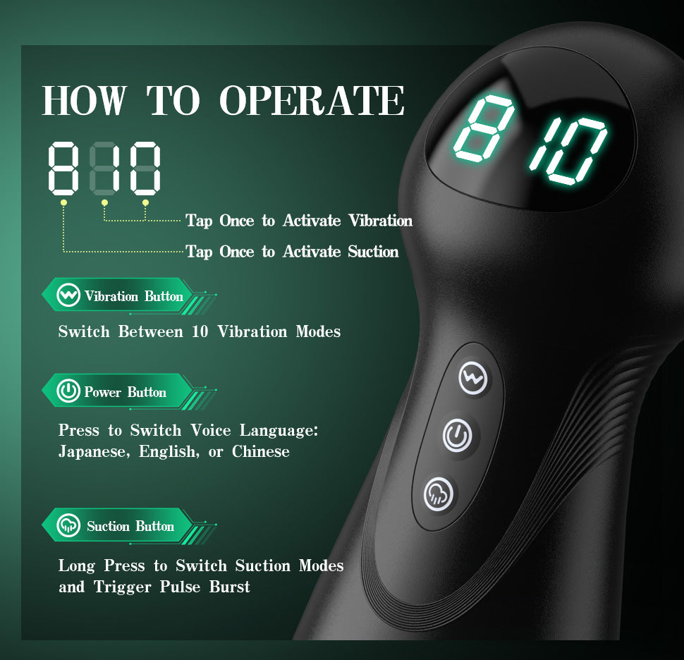 SolaceX - Intense Suction & Vibration Pleasure Male Stroker Masturbator - Image 9