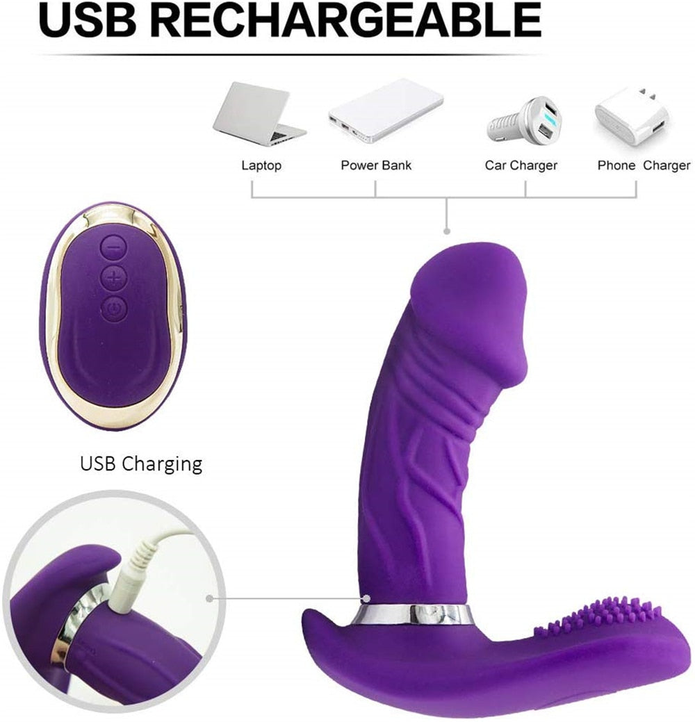 Clitoral Stimulator Remote Butterfly Vibrator G-bliss O-maker Toy - Image 5