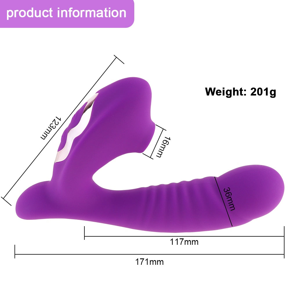 Clitoral Sucking G Spot Dildo Vibrator G-bliss O-maker Toy - Image 10