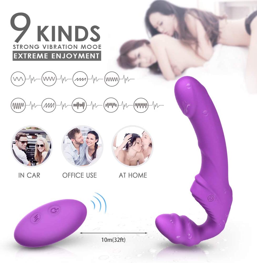 Double Head G-Spot Stimulate Clitoris Realistic Dildo Lesbian Vibrator G-bliss O-maker Toy - Image 4