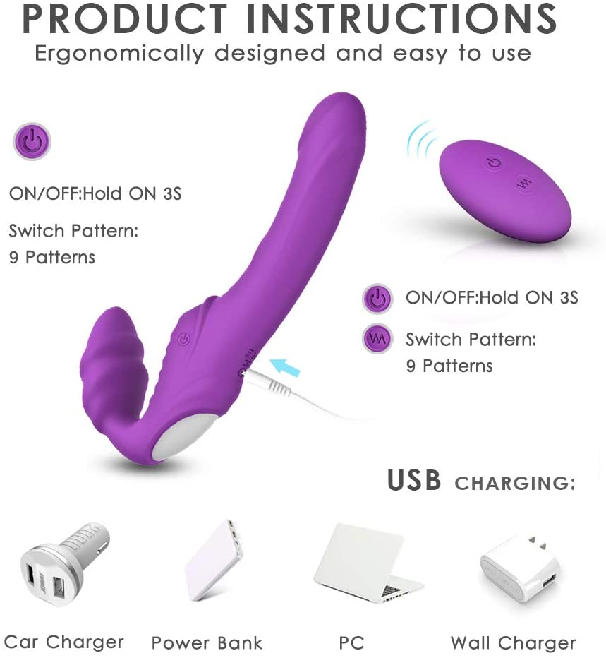 Double Head G-Spot Stimulate Clitoris Realistic Dildo Lesbian Vibrator G-bliss O-maker Toy - Image 5