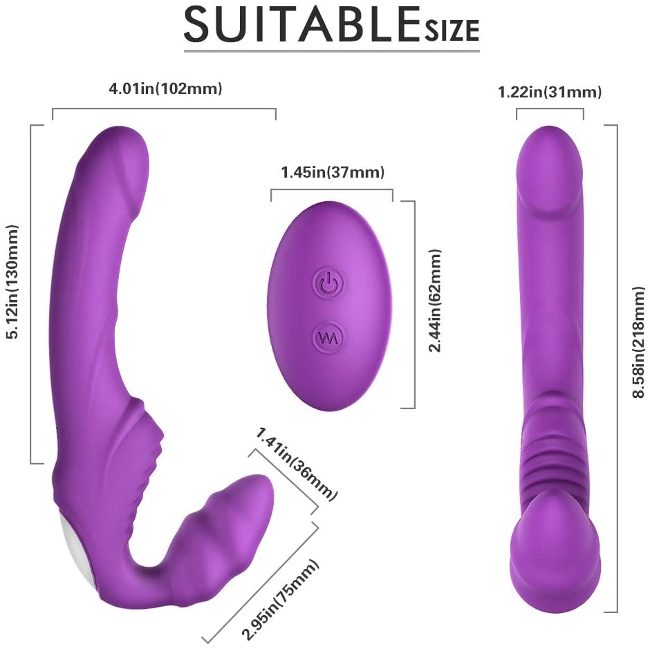 Double Head G-Spot Stimulate Clitoris Realistic Dildo Lesbian Vibrator G-bliss O-maker Toy - Image 6