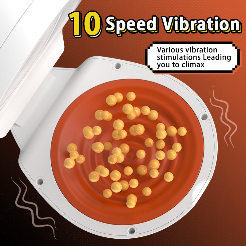 Acmejoy - Electric Male Masturbator with Rotating Piston, Glans Vibration & Testicle Massage - Image 4