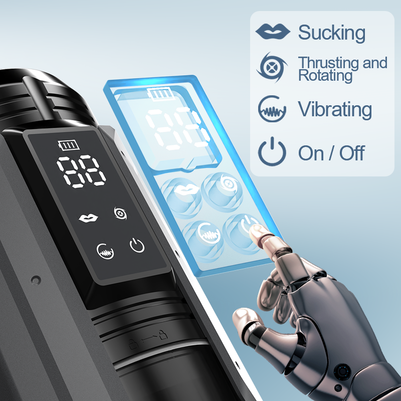 King - 100% Waterproof 4 IN 1 Automatic Masturbation Cup for Men - Image 7