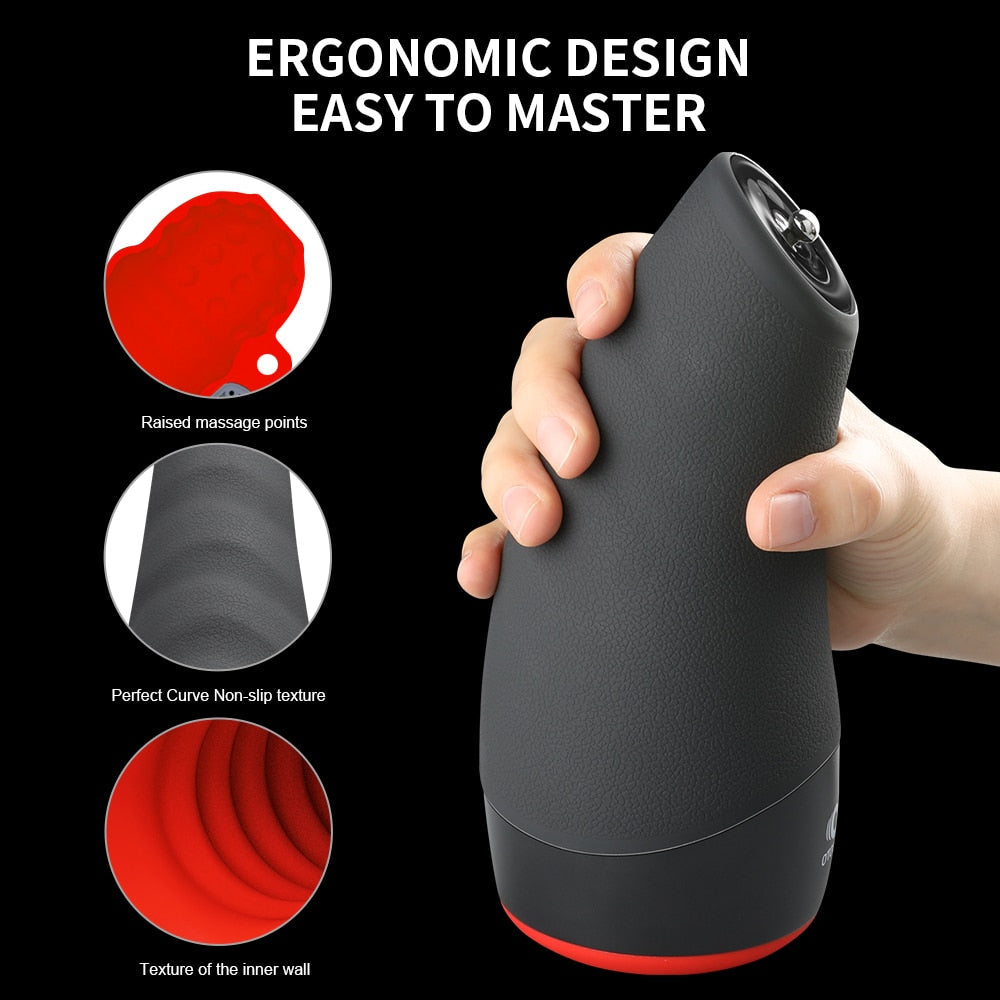Man Glans Penis Training Automatic Heating Male Masturbator - Image 7