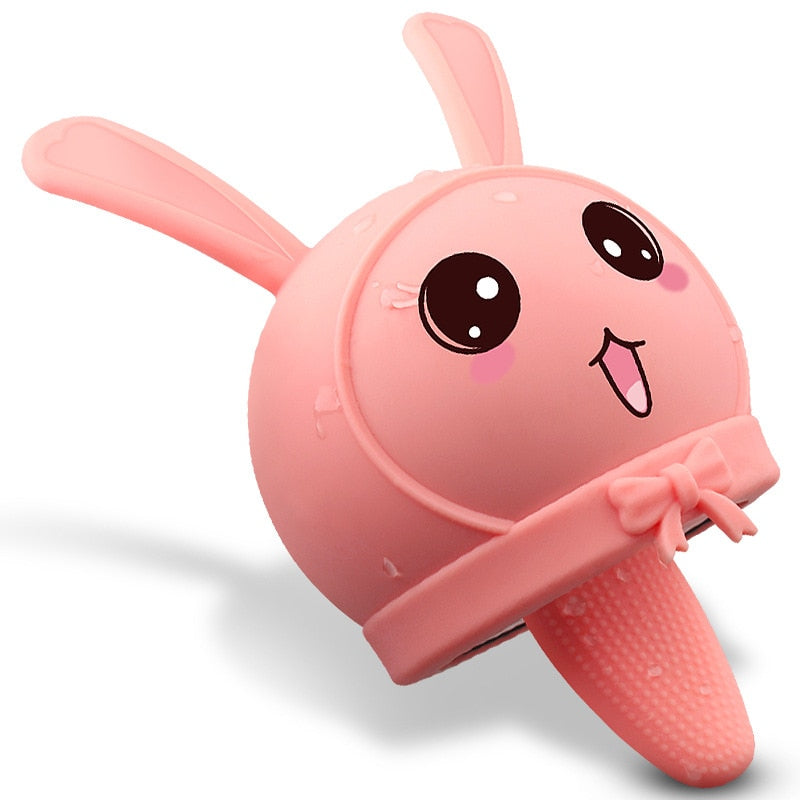 Rabbit Breast Tongue Licking Sucking Heating  Vibrator - Image 5