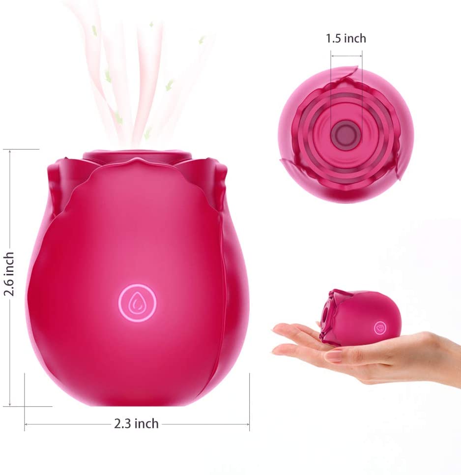 Rose Shape Vagina Sucking Vibrator - Image 5