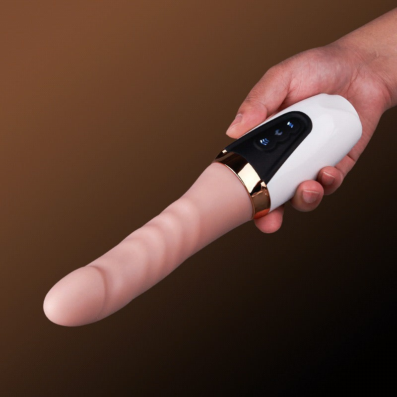 Sex Machine 6.38 IN Thrusting Dildo Vibrator with Heating - Image 4