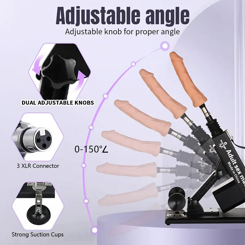 Ultimate Pleasure with Top-Rated Sex Machine 7 Accessories Automatic Thrust Anal Love - Image 7
