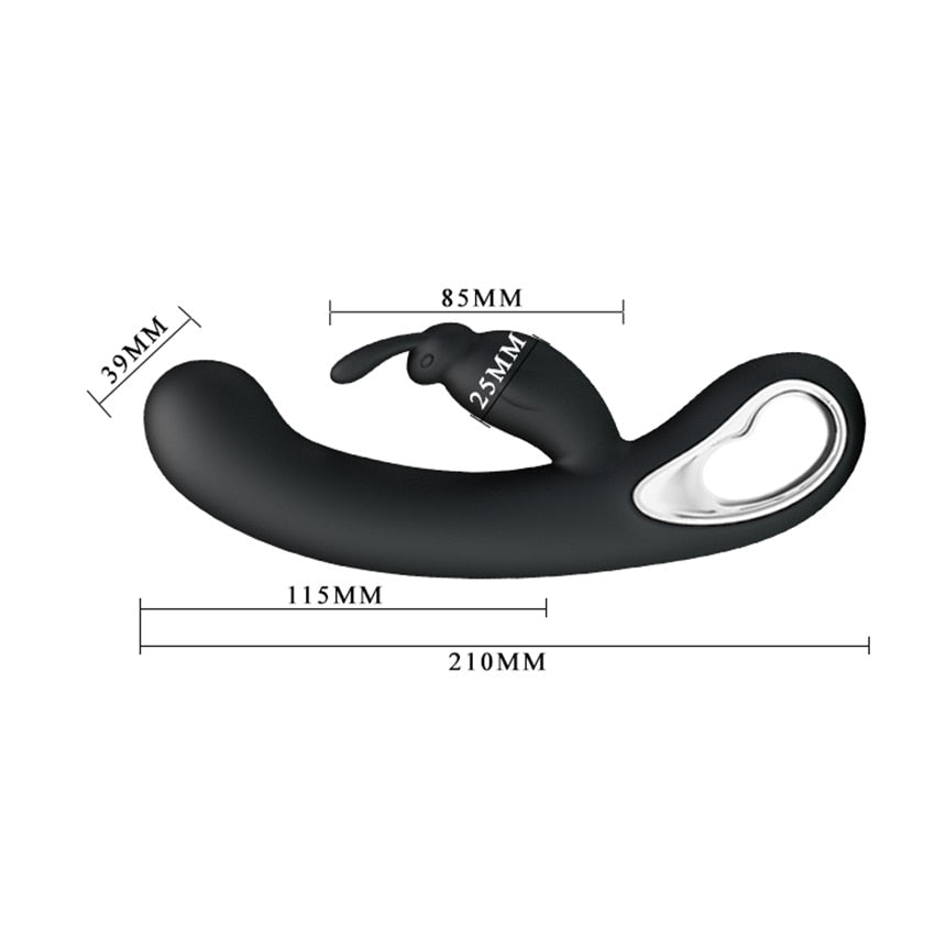 USB Rechargeable 12 Speed Rabbit Vibrator G-bliss O-maker - Image 4