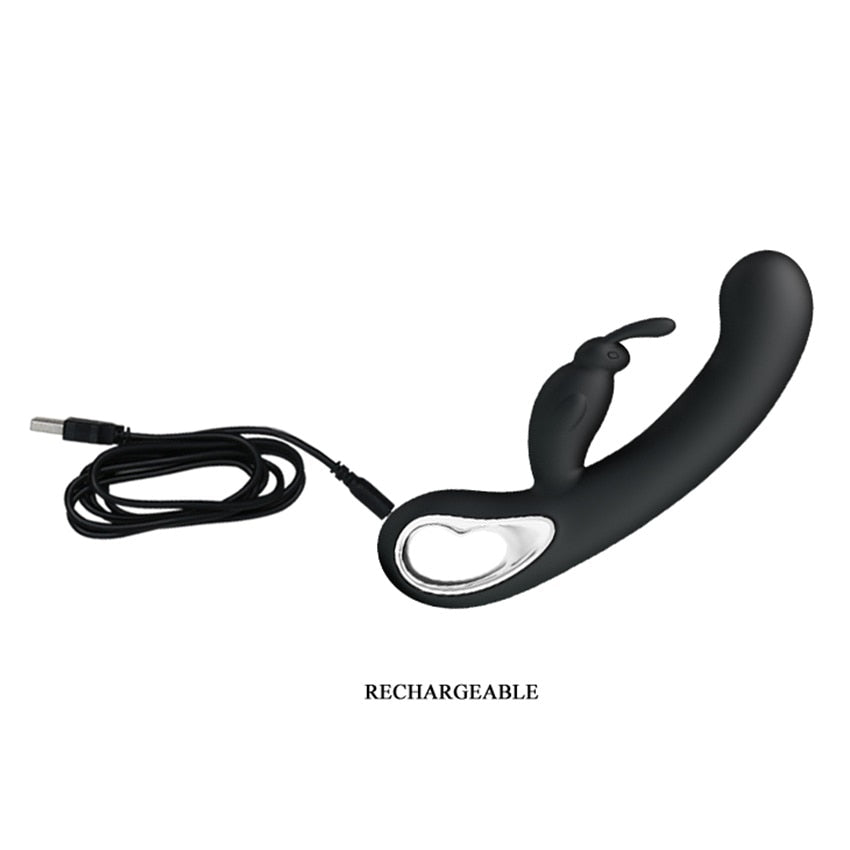 USB Rechargeable 12 Speed Rabbit Vibrator G-bliss O-maker - Image 5