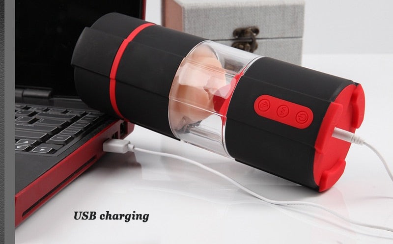 Vibrating Tongue Realistic Vaginal Masturbator - Image 5