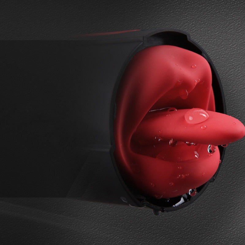 Vibrating Tongue Realistic Vaginal Masturbator - Image 9